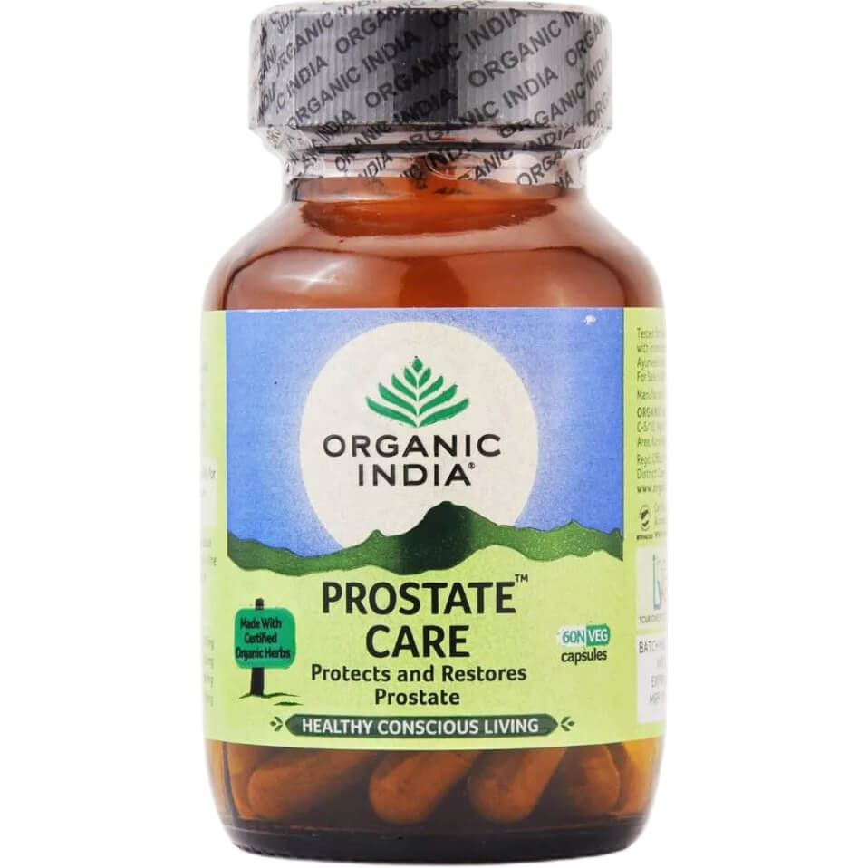 Capsule Organic India Prostate Care 60 buc - prostată și sistem urologic