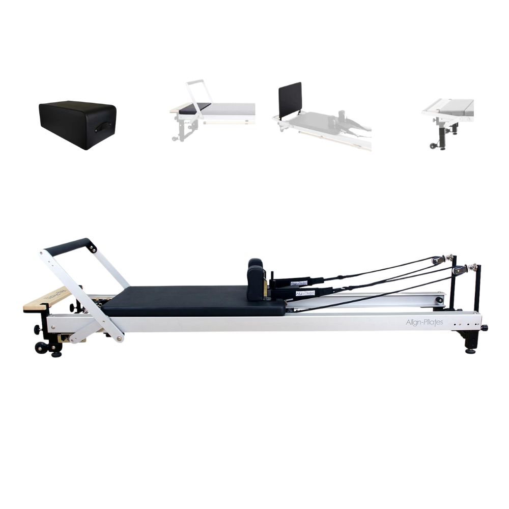 Aparat Pilates Reformer Align Pilates C8-Pro RC cu 8 roți Tip: C8+legs+box+platform+jump
