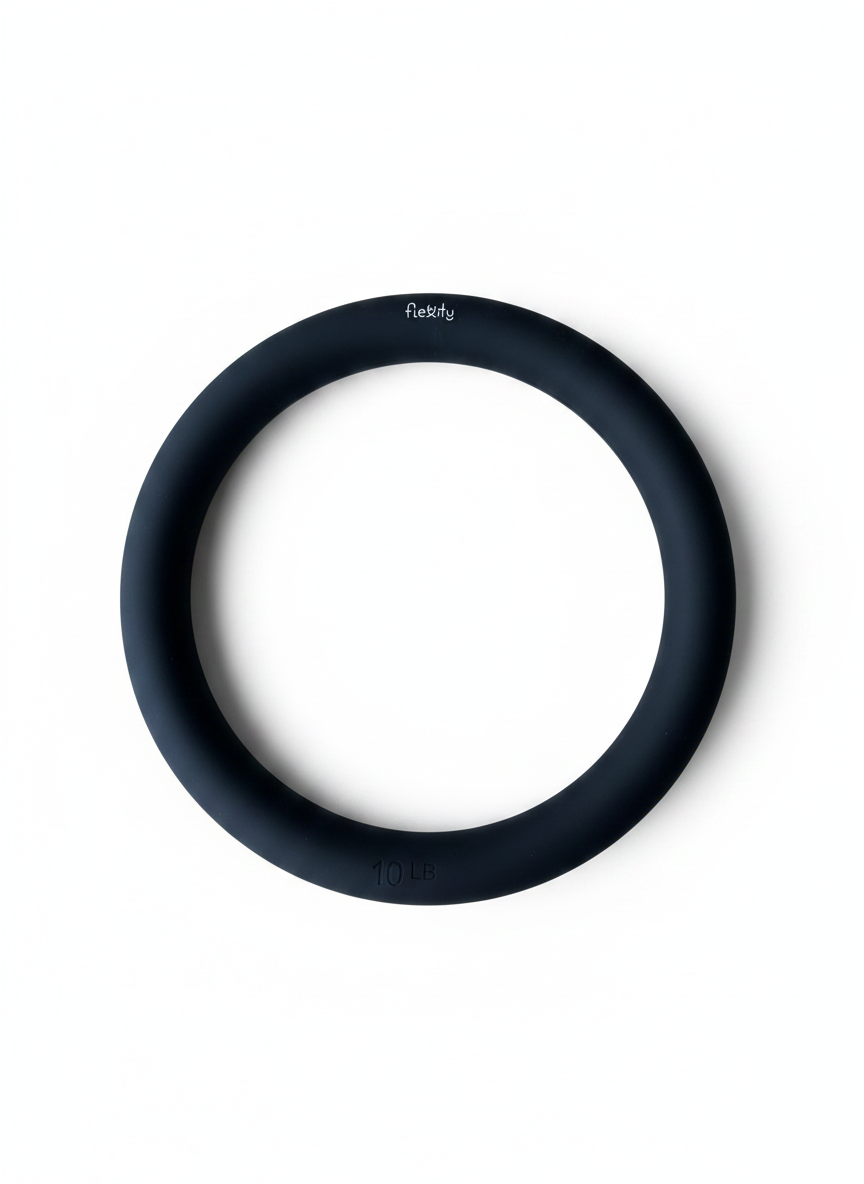 Inel cu greutate Flexity – inel din silicon pentru antrenament funcțional, 4,5 kg Culoare: Black