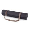 915g yoga yogamatten tragegurt grau liegend
