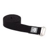 910ss schwarz yoga meditation pilates Yogagurt asana belt schniebeschnalle gerollt