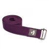 910sl yogazubehoer yogagurt bodhi asana belt metallschnalle lila front