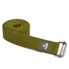 910so yogazubehoer yogagurt bodhi asana belt metallschnalle olive gruen front