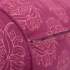 984ml yoga maharaja collection yoga bolster gemustert 65 x 23 lotus berry stoff