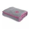 999gr yoga yogadecke asana blanket grau aubergine schraeg veľkej veľkosti