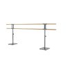 5 GISELLE height adjustable double ballet barre with wheels