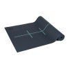 896by leela collection yogamatte bodhi dunkelblau halb gerollt