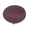 Bodhi Meditačný vankúš ZAFU ECO Basic náplň špalda 38,5 cm x 20,5 (Farba Baklažánová)