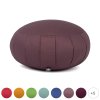 Bodhi Meditačný vankúš ZAFU ECO Basic náplň špalda 38,5 cm x 20,5 (Farba Baklažánová)