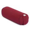 Bodhi Yoga MINI Bolster valec Neckroll ECO 100% organická bavlna 38 x 14 cm (Farba Baklažánová)