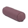 Bodhi Yoga MINI Bolster valec Neckroll ECO 100% organická bavlna 38 x 14 cm (Farba Baklažánová)
