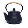 Tetsukyusu japonská liatinová kanvica, čajník (smaltované vnútro) (Objem 0,6 l - zelená)
