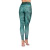 l1001h niyama yoga leggings enchanted forrest high waist back petrol