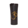 519os yoga lifestyle bodhi edelstahl isolierbecher medium om schwarz front