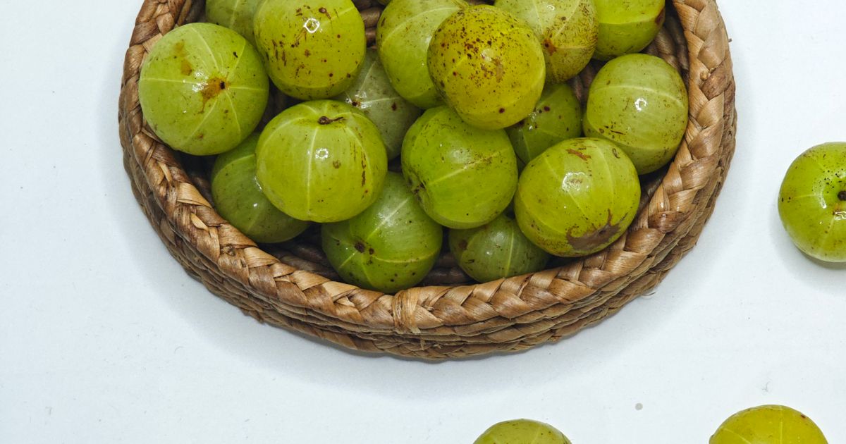 Amalaki (amla, indický egreš) – čerstvé plody a sušený prášok z plodov Emblica officinalis