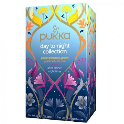 PUKKA Herbs Ajurvédsky Bio čaj Day To Night Collection 20 vrecúšok