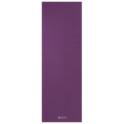 Gaiam PVC podložka na jógu a pilates Essentials Purple 173 x 61 cm x 6 mm