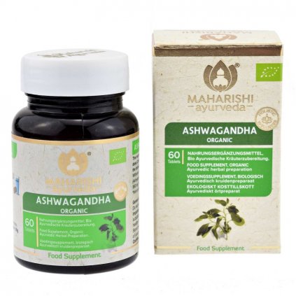 maharishi ayurveda ashwagandha organic 60 tabliet