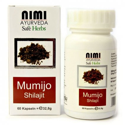 nimi ayurveda mimijo shilajit komplex mineralov kapsule 60 ks