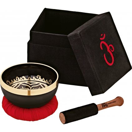 MEINL Sonic Energy Om Serie Klangschale inkl Geschenkbox dazugehoerigem Reiber und Ringkissen 11cm 4 33 300g 10 58oz SB OM 300 5a05fe4