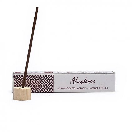 Herbal incense bambooless vonné tyčinky "Hojnosť" - jazmín a citrón s malým stojanom 34 g