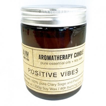 Aromaterapeutická Sójová Sviečka Pozitívne Vibrácie 200 g (3)