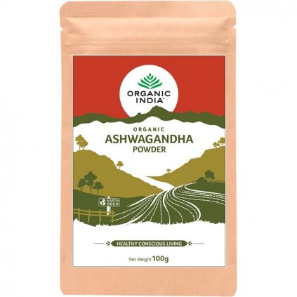 organic india ashwagandha bylinny prasok 100 g