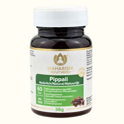 maharishi ayurveda natural pippali podpora pre telo 60 kapsul