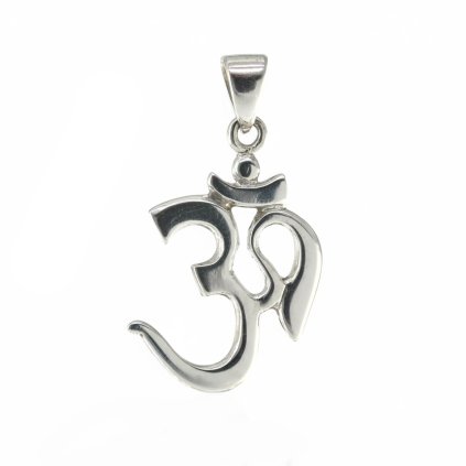 pp110 om zeichen kettenanhaenger silber