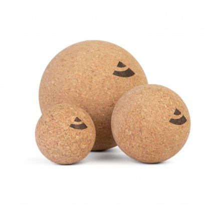 kbset3 pilates und fitness faszien massage ball kork set