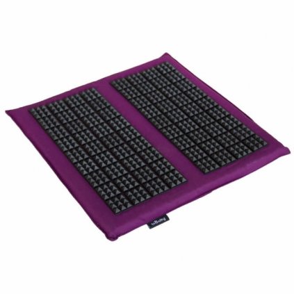 533a shiatsu vital akupressur fussmatte 35 x 35 cm aubergine