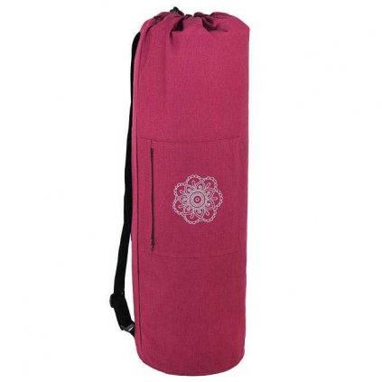 subcx yoga schurwollmatten tasche baumwolle aubergine