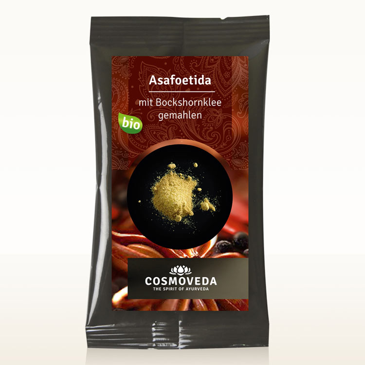 Cosmoveda Asafoetida bio aromatické korenie so senovkou gréckou Hmotnosť: 10 g