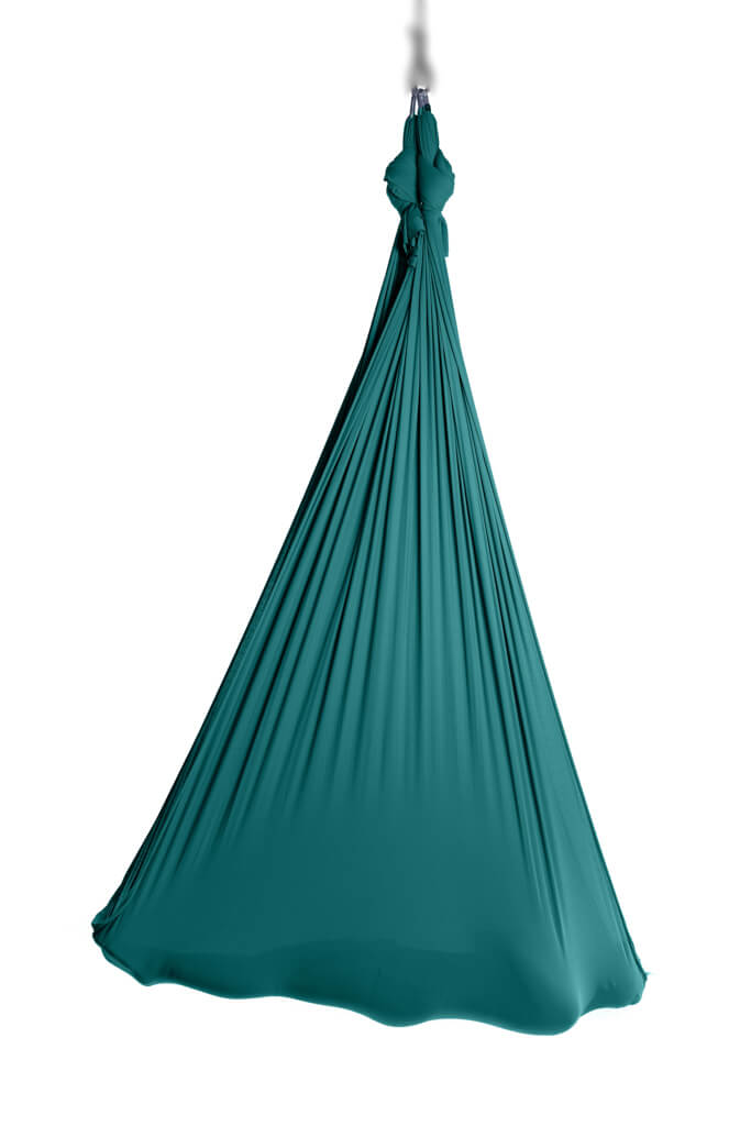 Aerialsilks Aerial Yoga Natura Yoga Hammock set sieť na Fly jogu a Aerial jogu - 5 m Farba: Zelená (petrol)