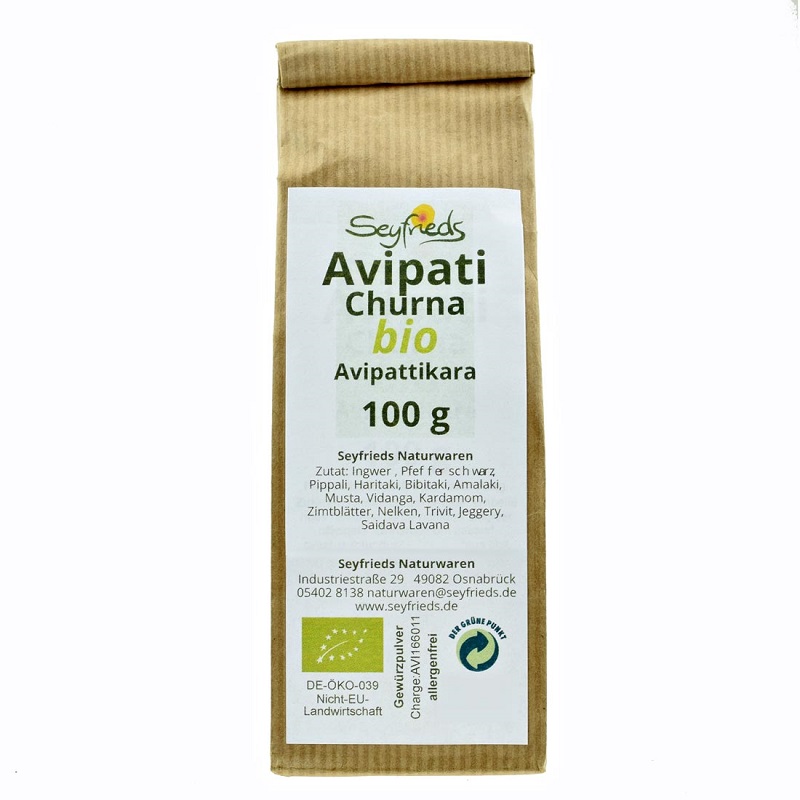 Seyfrieds Avipattikara Churna organický prášok 100 g, BIO