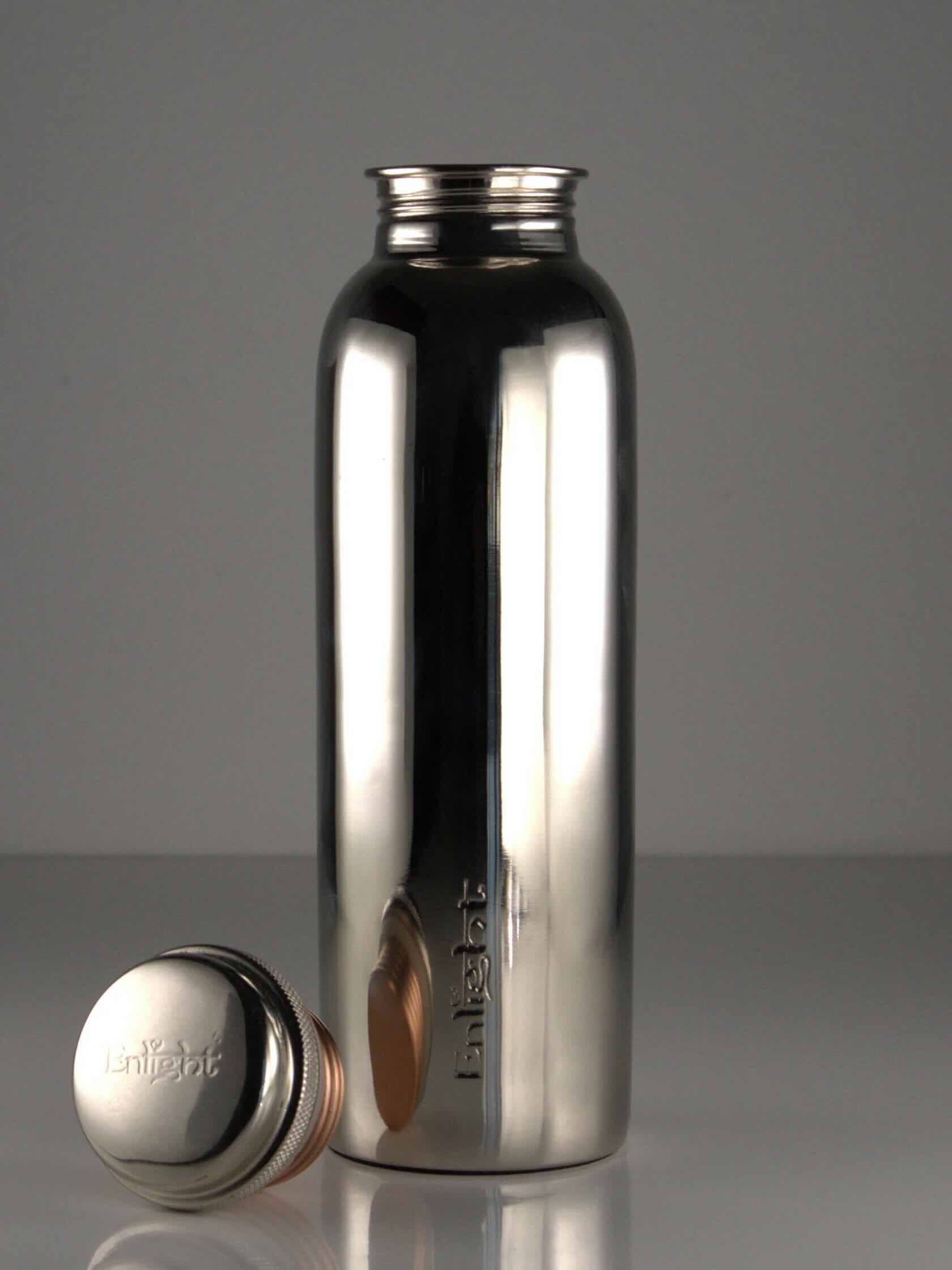Flexity Medená fľaša Enlight 500 ml - 3 vzory Farba: Chrom