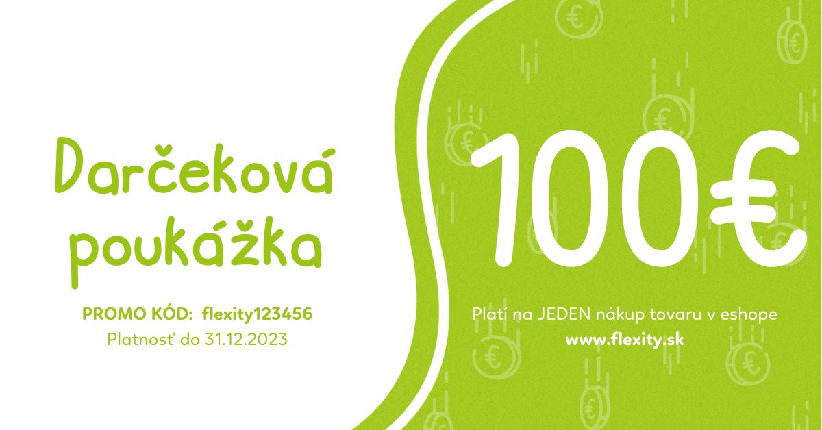 Flexity Darčeková poukážka 100 EUR