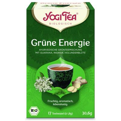 Yogi Tea Yogi Tea, Green Energy (Zelená Energia) ajurvédsky zelený čaj s guaranou 17×1,8g
