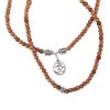 bodhi mala dlhy dreveny naramok symbol om 3