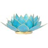 Phoenix sada 7 svietnikov so zlatým lemovaním Lotus - 7 čakier