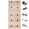 524eos yoga wall set eiche natur geoelt mit zubehoer