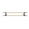 28 SET wall mounted support ARABESQUE DOUBLE BLACK