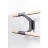 24 Wall mounted support ARABESQUE DOUBLE SILVER