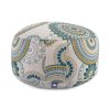 170mag rondo meditationskissen classic mandala bodhi gelb gruen frontal