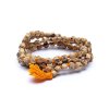 Phoenix Mala Tulsi 108 beads žltá