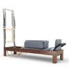 86 dark wood classic reformer with tower (1)