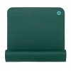 659jg yoga meditation pilates naturkautschuk yogamatte ecopro diamond jungle green above gerollt strednej veľkosti