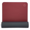 942ldr yoga meditation pilates lotus pro dunkelrot above halb gerollt