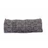 545ms maharaja collection yoga gemusterte hot yoga bag bandhani schwarz weiss seite