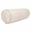 984ef yoga maharaja collection yoga bolster gemustert 65 x 23 madurai ecru